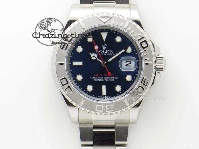 SS Dial A7750 on SS 116680 Bracelet YachtMaster II White 0423